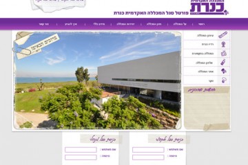 מכללה אקדמית כנרת שבעמק הירדן פורטל ארגוני